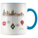 Reindeer and Snowmen Coffee Mug - Adore Mugs