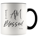 Stylish I Am Blessed Coffee Mug - Adore Mugs