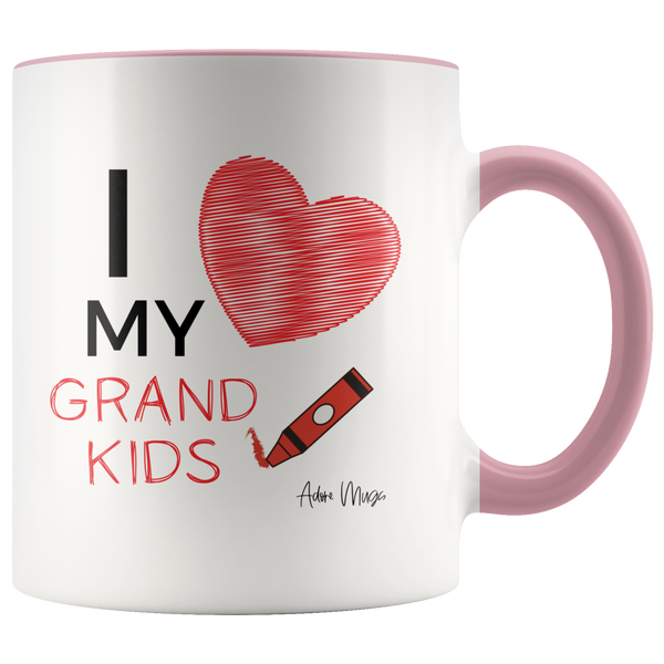 Adore Mugs I Love My Grandkids Coffee Mug - Adore Mugs