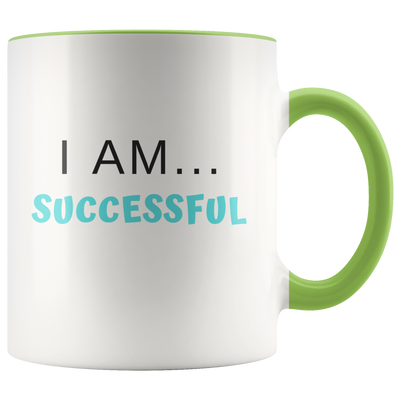 I A.M. Collection | I AM Successful Coffee White Coffee Mug - Adore Mugs