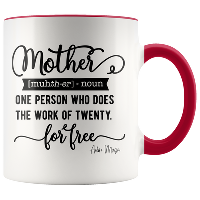 Definition of a Mother Coffee Mug - Adore Mugs