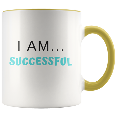I A.M. Collection | I AM Successful Coffee White Coffee Mug - Adore Mugs