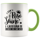 I Don't Rise and Shine I Caffeinate Coffee Mug - Adore Mugs