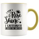 I Don't Rise and Shine I Caffeinate Coffee Mug - Adore Mugs