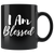 I A.M. Collection | I AM Blessed Black Coffee Mug - Adore Mugs