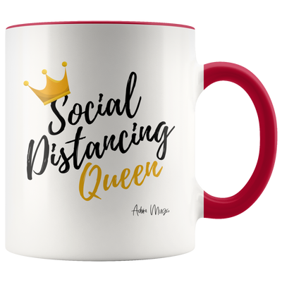 Social Distancing Queen Coffee Mug - Adore Mugs
