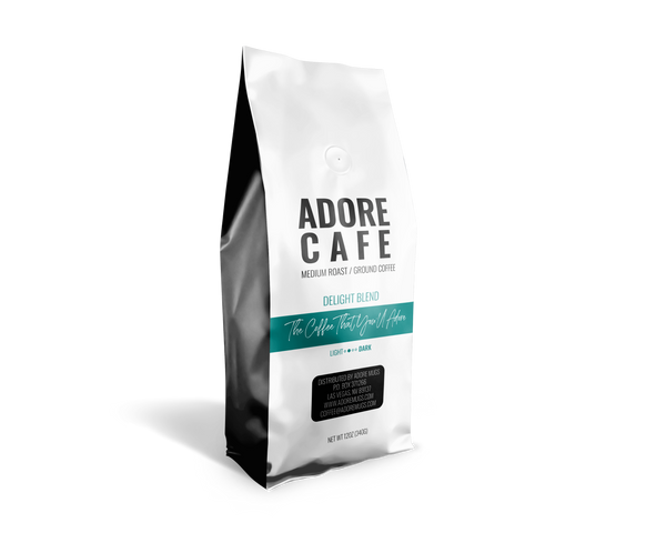 Adore Cafe 3-Month Gift - 12 oz. Bag Medium Ground Coffee - Adore Mugs