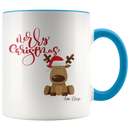 Merry Christmas Reindeer Coffee Mug - Adore Mugs