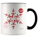Red Star Ornament Christmas Coffee Mug - Adore Mugs