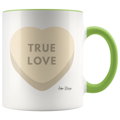 True Love Candy Heart Coffee Mug - Adore Mugs