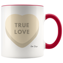 True Love Candy Heart Coffee Mug - Adore Mugs