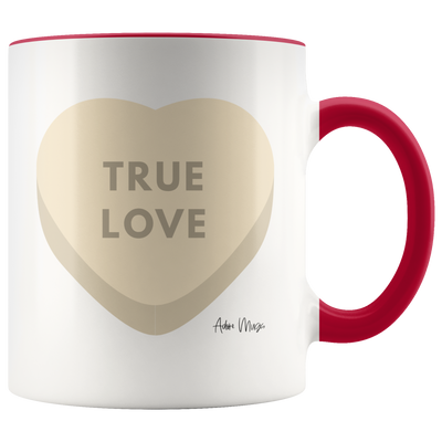 True Love Candy Heart Coffee Mug - Adore Mugs