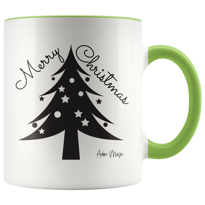 Adore Mugs Merry Christmas Tree Coffee Mug - Adore Mugs