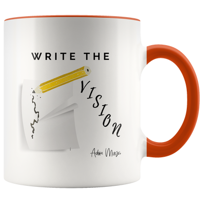 Write The Vision Coffee Mug - Adore Mugs