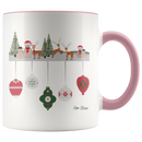 Reindeer and Snowmen Coffee Mug - Adore Mugs