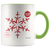 Red Star Ornament Christmas Coffee Mug - Adore Mugs