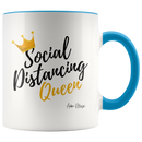Social Distancing Queen Coffee Mug - Adore Mugs