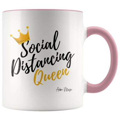 Social Distancing Queen Coffee Mug - Adore Mugs