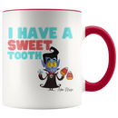 I Have A Sweet Tooth Coffee Mug - Adore Mugs