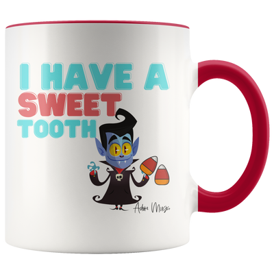 I Have A Sweet Tooth Coffee Mug - Adore Mugs