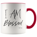 Stylish I Am Blessed Coffee Mug - Adore Mugs