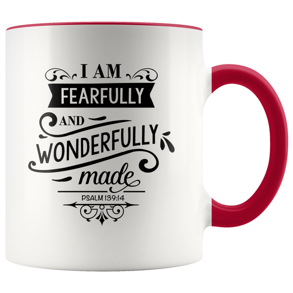 Fearfully and Wonderfully Made Coffee Mug - Adore Mugs