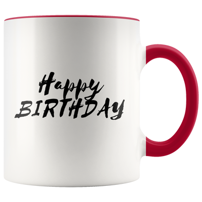 Designer Happy Birthday Coffee Mug - Adore Mugs