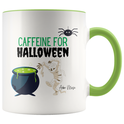 Caffeine For Halloween 11oz Coffee Mug - Adore Mugs