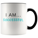 I A.M. Collection | I AM Successful Coffee White Coffee Mug - Adore Mugs