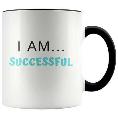 I A.M. Collection | I AM Successful Coffee White Coffee Mug - Adore Mugs
