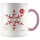 Red Star Ornament Christmas Coffee Mug - Adore Mugs