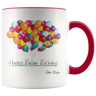 Happy Balloons Birthday Coffee Mug - Adore Mugs
