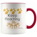 Keep Reaching For The Stars Coffee Mug - Adore Mugs