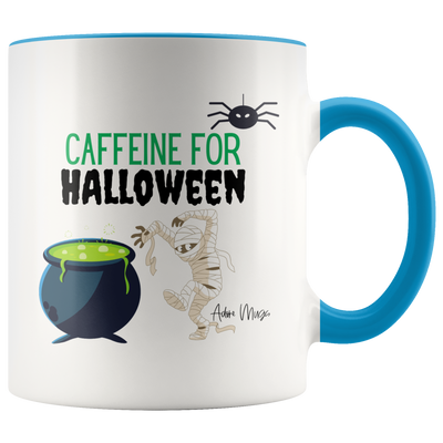 Caffeine For Halloween 11oz Coffee Mug - Adore Mugs