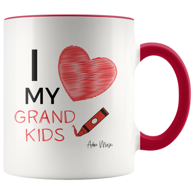 Adore Mugs I Love My Grandkids Coffee Mug - Adore Mugs