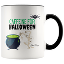 Caffeine For Halloween 11oz Coffee Mug - Adore Mugs