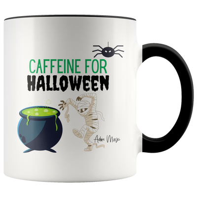 Caffeine For Halloween 11oz Coffee Mug - Adore Mugs