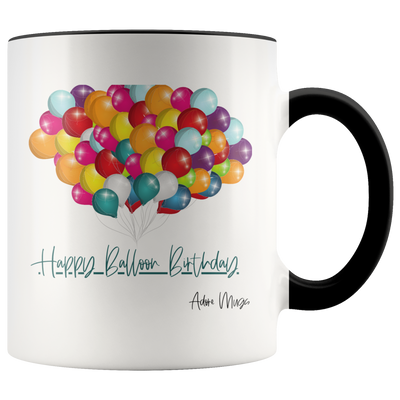 Happy Balloons Birthday Coffee Mug - Adore Mugs