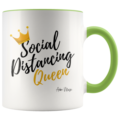 Social Distancing Queen Coffee Mug - Adore Mugs