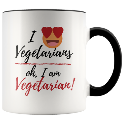 I Love Vegetarians Coffee Mug - Adore Mugs