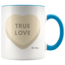 True Love Candy Heart Coffee Mug - Adore Mugs