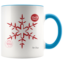 Red Star Ornament Christmas Coffee Mug - Adore Mugs