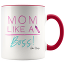 Mom Like A Boss 11oz Coffee Mug - Adore Mugs